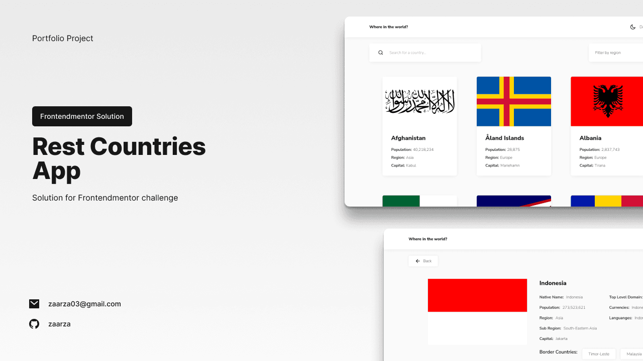 Rest Countries App