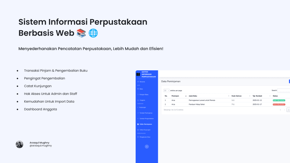 Sistem Informasi Perpustakaan